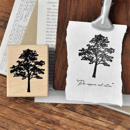 Vintage Botanical & Postmark Wooden Stamps