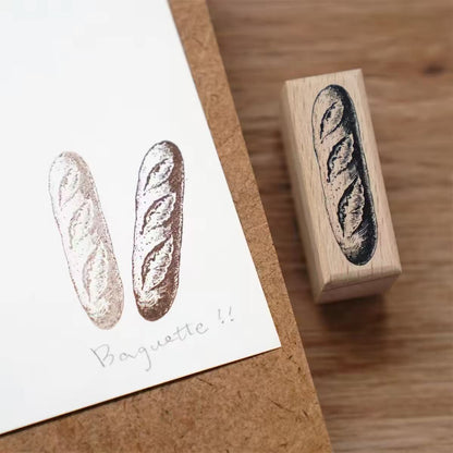 Vintage Bread & Sweet Treats Wooden Stamps