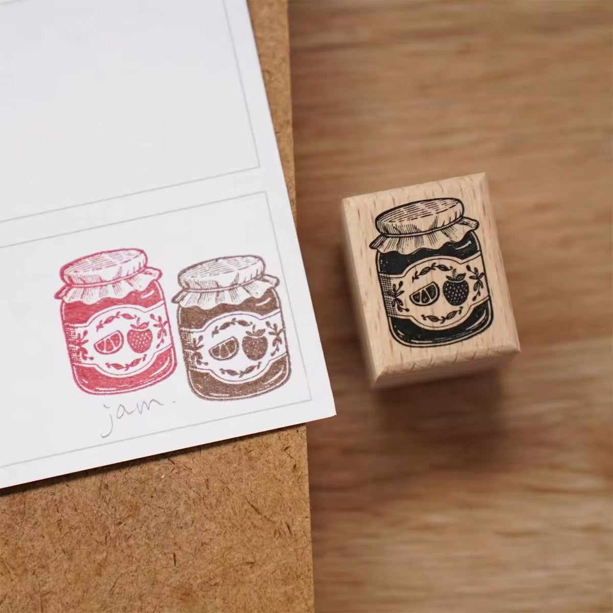 Vintage Bread & Sweet Treats Wooden Stamps