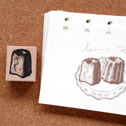 Vintage Bread & Sweet Treats Wooden Stamps
