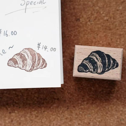 Vintage Bread & Sweet Treats Wooden Stamps