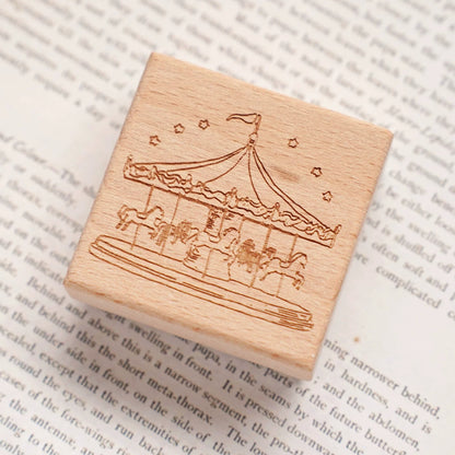 Vintage Fairy Tale | Angel Girl Carousel Ballet Stamps