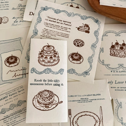 Dessert Time Cake Coffee Cookie Stamps (Series 1)
