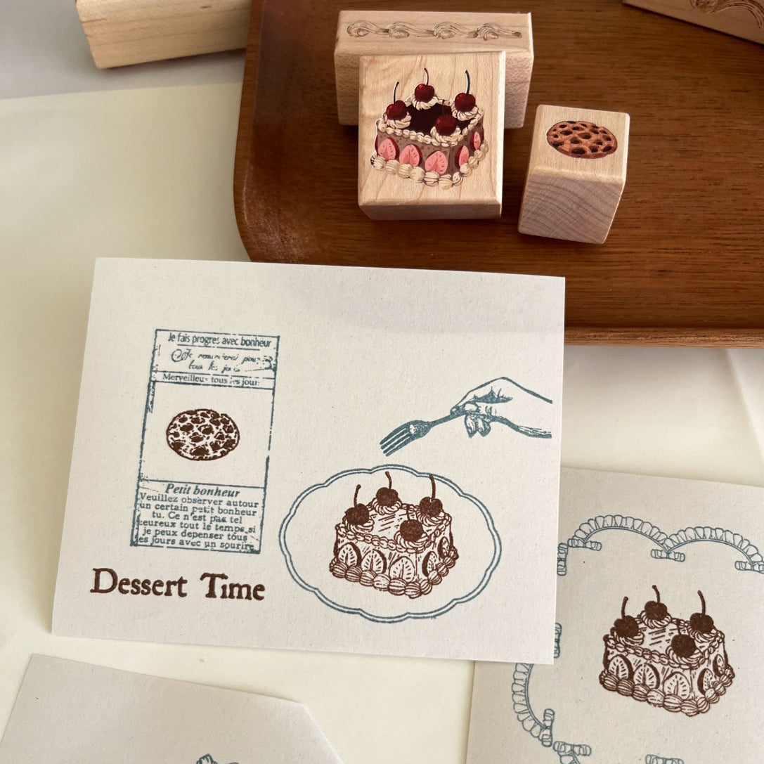 Dessert Time Cake Coffee Cookie Stamps (Series 1)