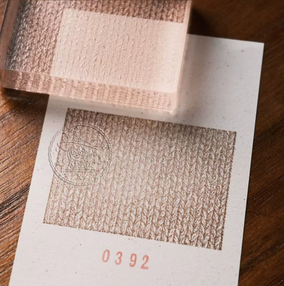 Vintage Background Texture Acrylic Rubber Stamps