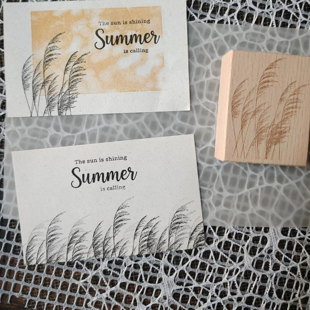 Four Seasons Nature Wooden Rubber Stamps