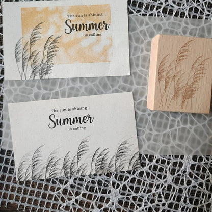 Four Seasons Nature Wooden Rubber Stamps
