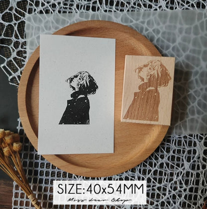 Four Seasons Nature Wooden Rubber Stamps
