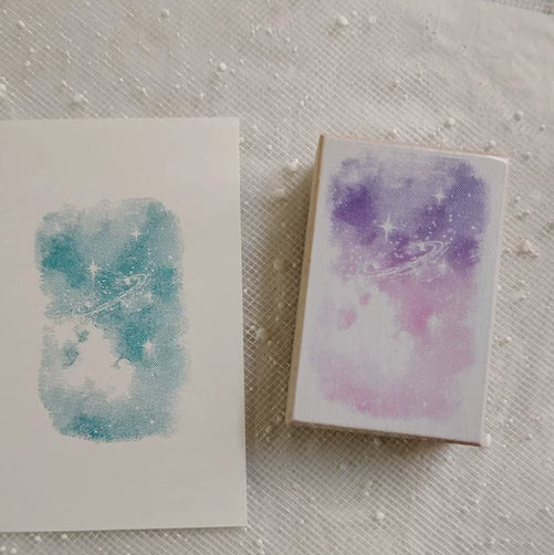 Dreamy Wish Bottle Wooden Rubber Stamps