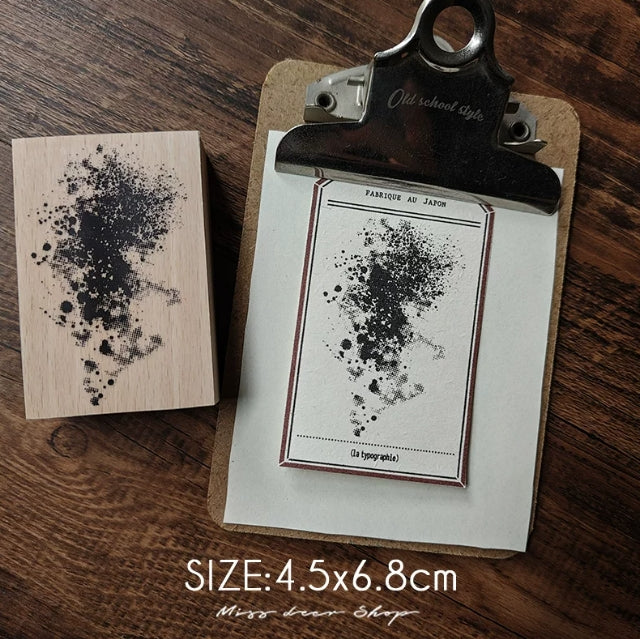 Eucalyptus Plant Quote Text Splatter Frame Stamps