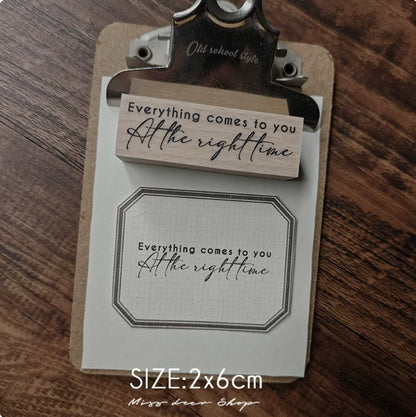 Eucalyptus Plant Quote Text Splatter Frame Stamps